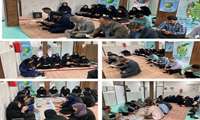 برگزاری مراسم زیارت عاشورا در شبکه بهداشت به مناسبت هفته سلامت