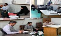 بازدید تیم کارشناسی معاونت بهداشتی دانشگاه علوم پزشکی از واحد بهداشت محیط و حرفه‌ای شبکه بهداشت مانه